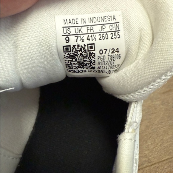 Adidas Duramo RC women’s White and Gray Running Shoes size 9 - Picture 8 of 13